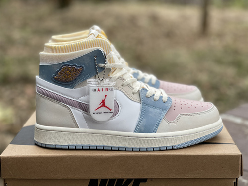 Pure original version_ Air Jordan 1 ZOOM CMFT Macaron color scheme_ Item number_ DQ5092-651_ full code shipment_ 36-46-ff79d5e7